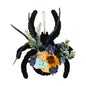 30cm Halloween Spider Wooden Plaque Door Hanging With Rattan Wreath Wall Decor For Home Festival Party Supplies