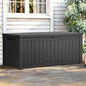 Outdoor Storage Box,120 Gallon Waterproof Deck Box for Garden Tools,Patio Cushions, and Pool Accessories,Lockable, Easy Assembly