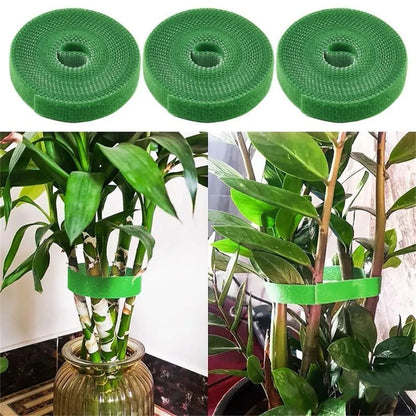 3PCS Nylon Plant Bandage Green Plant Bundle Sugarcane Wrap Bracket Plant Bracket Garden Accessories Gardening Tools