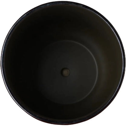 Ceramic Planter 8 Inch with Attached Saucer Drainage Holes Modern Indoor Outdoor Flower Pot Durable Gardening Container